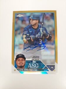 2023 Topps Chrome Update LUIS ARRAEZ Gold Refractor /50 All Star Game Auto ASG