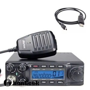Transceptor de radioaficionado AnyTone AT-6666PRO 28-29,7 MHz 10M 40 canales + cable - Imagen 1 de 6