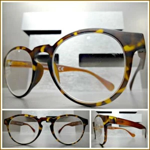Classic Vintage 50s RETRO Style READING EYE GLASSES READERS Matte Tortoise Frame - Picture 1 of 7