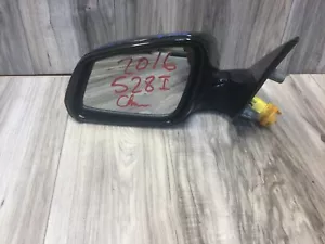 2014-2016 BMW 528i 535i LH DRIVER SIDE VIEW POWER MIRROR WITH TURN SIGNAL-BLACK - Picture 1 of 9