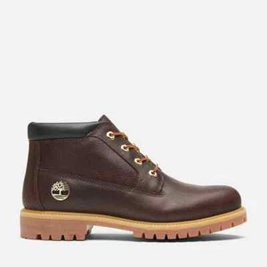 Timberland Men's Premium Espresso Nelson Waterproof Chukka Boot Dark Brown - Picture 1 of 10