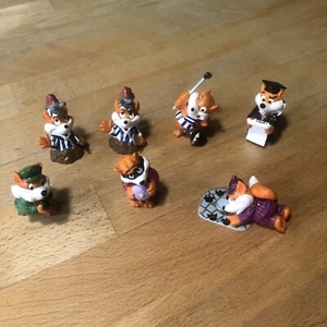 Ü-Eier Figuren - 7 Stück - Füchse - Bild 1 von 1