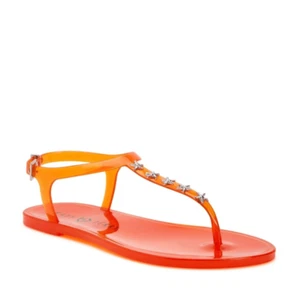 Katy Perry Womens Sandals The Geli Star Fish Stud Orange Jelly Size 10 - Picture 1 of 7