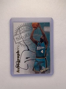 1997-98 SkyBox Premium Basketball Autographics insert Joe Dumars Pistons AUTO - Picture 1 of 8