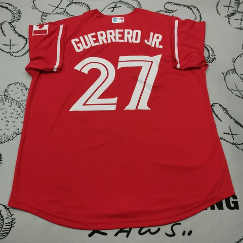 Vladimir Guerrero Jr. #27 Toronto Blue Jays Red Cool Base Jersey Cover