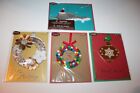 Lot of 4 Papyrus Christmas Cards - 3D, Hangable Ornament greeting Cards