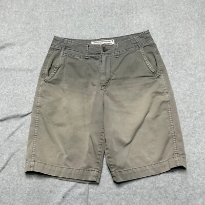 American Eagle Shorts Mens 31 Gray Longboard Chino Flat Front Casual AEO - Image 1 of 4