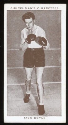 1938 W.A. & A.C. Churchman Boxing Personalities Boxing #13 Jack Doyle EX/MT *d4 - Image 1 of 2