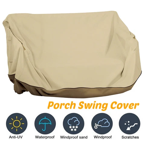Swing Canopy Cover Water-Resistant UV Protector Home Office Chair No Wheels Cover