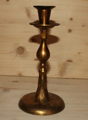 Ancien chandelier en bronze artisanal - Photo 1/4