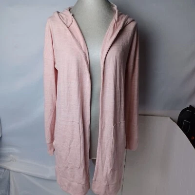 Cárdigan con Capucha Gap Rosa Suave Hilado Longline Talla XS NUEVO CON ETIQUETAS Foto 1 de 4