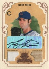 2004 Diamond Kings DK Combos Framed Bronze #36 Mark Prior Bat-Jsy 5/5 AUTO *