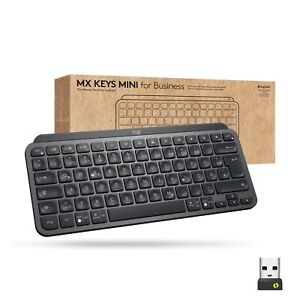 Logitech MX Keys Mini Wireless Illuminated Keyboard for Business, QWERTZ German 