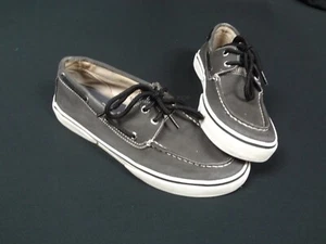 Sperry Top-Sider Boat Shoes Men's Size 9 Charcoal Gray - Picture 1 of 7