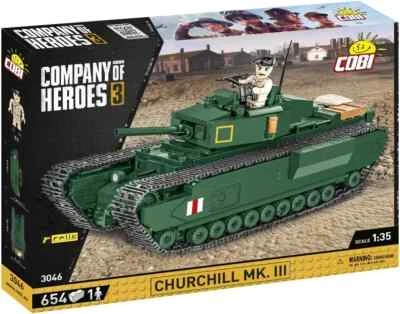 COBI 5723 Company of Heroes 3 Churchill Mk. III Tank 1:35 654 pieces in box NEW! - Image 1 of 4