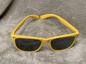 Vintage ABC Yellow Nylon Sunglasses Frames Taiwan - Picture 1 of 11
