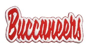 Tampa Bay Buccaneers Texto Super Bowl NFL Fútbol Bordado Hierro en Parche 6" - Imagen 1 de 2