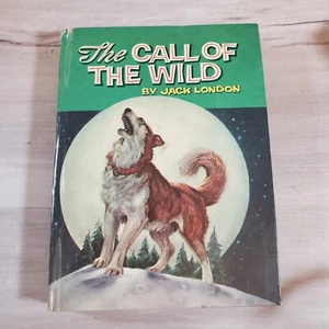 The Call of the Wild Book Jack London 1960 Whitman Hardcover Husky Sled Dogs - Picture 1 of 12