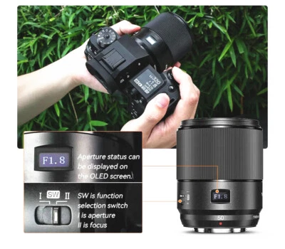 YONGNUO YN50MM F1.8X DA DSM Pro Auto Focus Lens for Fujifilm X mount Camera XT5 - Image 1 of 4