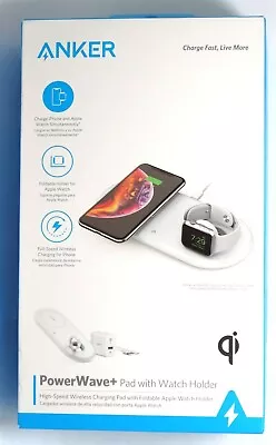Anker PowerWave+ Qi Wireless Charging Pad for Phone and Watch - Image 1 of 2