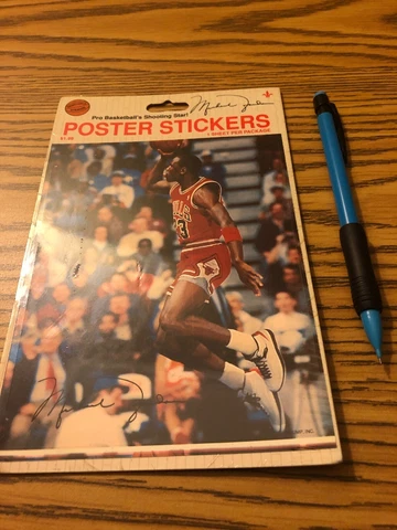 Michael Jordan vintage poster sticker (1sheet) new Cover