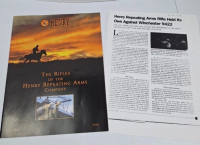 Henry Firearms Price / Catalog 2005 Brooklyn NY Store Copy Use - Image 1 of 4