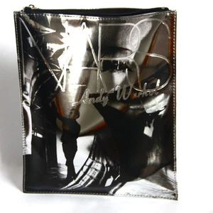 NARS ANDY WARHOL MAKEUP BAG SILVER COLOR BRAND NEW APROX. SIZE - 9" x 7.5" x 1" - Picture 1 of 2