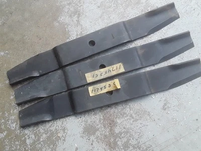 3 New Old Stock 117453C1 New Holland Case Cub Cadet Lawn Mower Deck Blades - Image 1 of 4