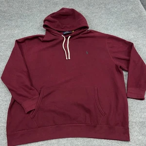 Polo Ralph Lauren Hoodie Herren 4XB Rot Fleecepullover Pony Logo Big 4X - Bild 1 von 9