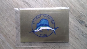 Daytona Trophy Stuart Sailfish Club Brass Plaque Vintage Collectible - Picture 1 of 2
