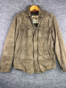 Chaqueta Militar American Eagle De Colección Para Hombres Mediana Marrón Chaqueta de Tareas de Campo - Imagen 1 de 9