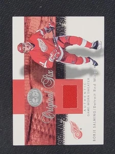 2001-02 Fleer Greats of the Game Original Six Jerseys Borje Salming HOF - Picture 1 of 2