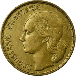 [#77819] Coin, France, Guiraud, 50 Francs, 1958, Paris, AU, Aluminum-Bro, nze - Picture 1 of 2