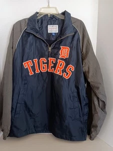 Chaqueta deportiva Carl Banks de los Detroit Tigers G-III de colección mediana para hombre 1/4 cremallera MLB - Imagen 1 de 4