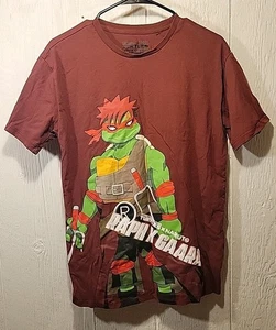 Teenage Mutant Ninja Turtles Naruto Raphael as Gaara T-Shirt Men Size Sm Shrunk - Picture 1 of 2