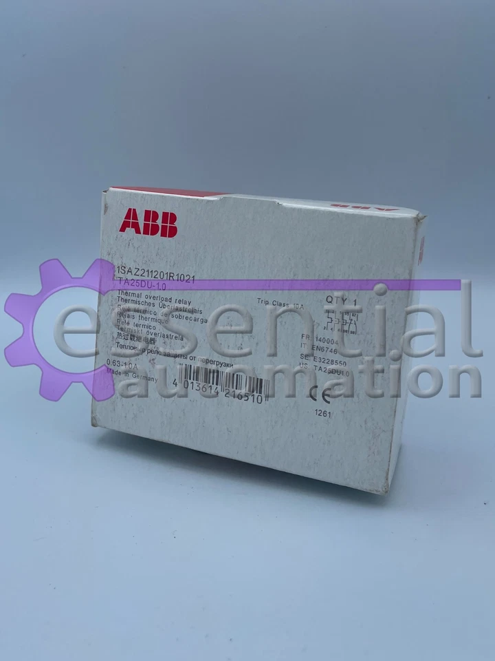 ABB 1SAZ211201R1021 TA25DU-1.0  Thermal Overload Relay - Image 1 of 1