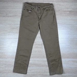 Levis 541 Men’s Straight Fit Chino Pants 34x32 Beige Brown Jeans Zip Fly - Picture 1 of 8