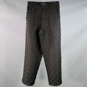 Tokyo James Freizeithose Größe 30 schwarz gewebte Wolle spitz zulaufend - Bild 1 von 5