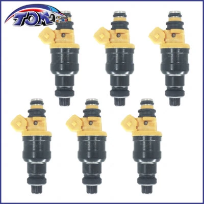 Nuevo juego de 6 inyectores de combustible para Dodge Chrysler Plymouth Mitsubishi Eagle 1.5-2.5 Foto 1 de 4