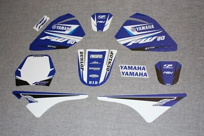 YAMAHA PW 80 1996-2025 HYPER 2 MX GRAPHICS KIT DECALS KIT STICKER KIT BUBBLE FLO - image 1 of 4