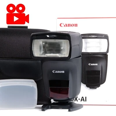 [MINT in Box/Tested] Canon 470EX-AI Speedlite Flash TTL Auto Bounce from JAPAN - Image 1 of 4