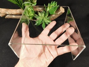 Display Stand Riser Type Short Clear Lucite Large Size - Picture 1 of 19