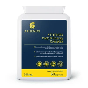 CoQ10 Energiekomplex 300mg | 60 Kapseln | Herzgesundheit & Energieschub - Bild 1 von 5
