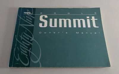 Manuale Del Proprietario / Libretto Plymouth Eagle Summit 1989 - Immagine 1 di 2