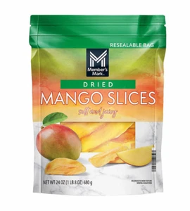Member's Mark Dried Mango, 24 oz (2 bags) - Picture 1 of 5