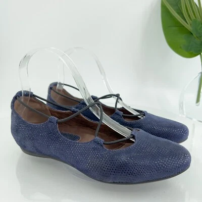 Женские туфли на плоской подошве Earthies by Earth размер 7 Essen темно-синие с ремешками без шнурков - Изображение 1 из 4