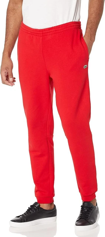 HOT SALE -- Authentic Lacoste Men's Fleece Jogger Sweatpants -- New With Tags -- - Image 1 of 1