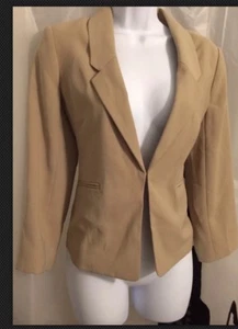 Neu ohne Etikett The Limited Hellbraun Damen-Blazer-Anzugjacke. Beige braun. XS - Bild 1 von 8
