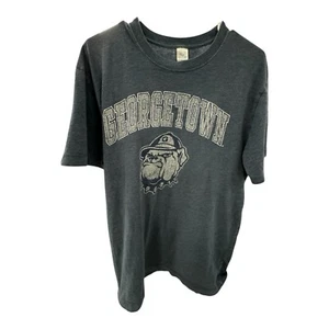 Georgetown Hoyas New Agenda by Perrin Men's Graphic Blue T-Shirt XL DISTRESS - Picture 1 of 3