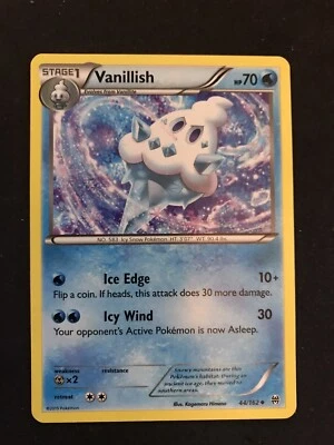 Vanillish #44/162 XY BREAKthrough Pokemon Uncommon Card - LP - Image 1 of 2